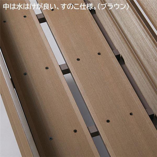 スタイリッシュプランター/フラワースタンド 〔約幅90cm ハイ ダークブラウン〕 耐久性抜群 組立品 〔ガーデニング用品 園芸用品〕 スタイリッシュプランター/フラワースタンド ハイ 耐久性抜群 組立品 〔ガーデニング用品 園芸用品〕