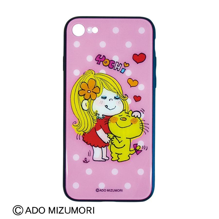 水森亜土 ハードガラスケース For Iphone8 7 みーたん Ad 3809 Ab Ikeライブショップ 通販 Yahoo ショッピング