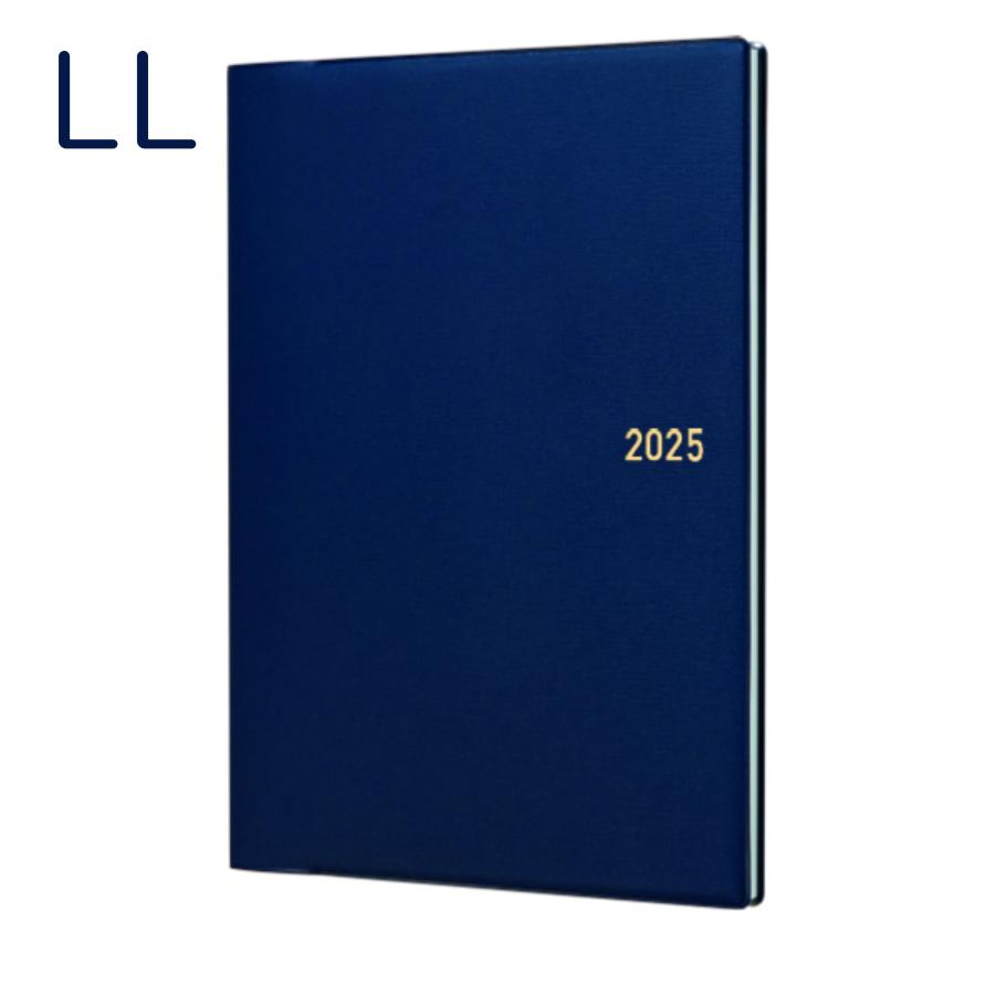 名入れ可】2025年1月始まりブルーダイアリー・LL デスクタイプ 手帳 