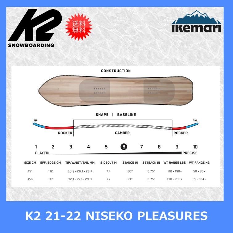 K2 21-22 NISEKO PLEASURES/ケーツー ニセコプレジャー パウダー :126