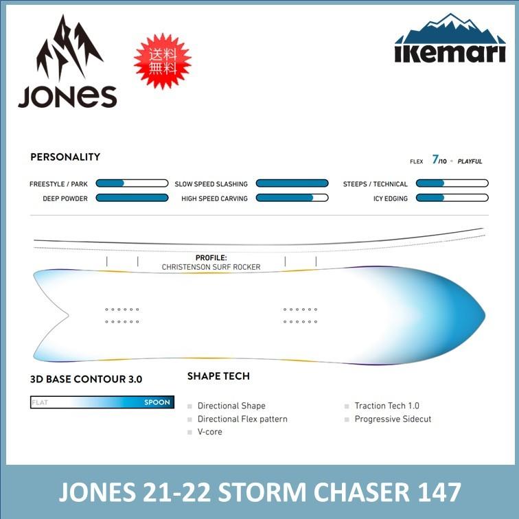 使用3回】21/22 JONES STORMCHASER 152cm 楽天市場】送料無料 スノー
