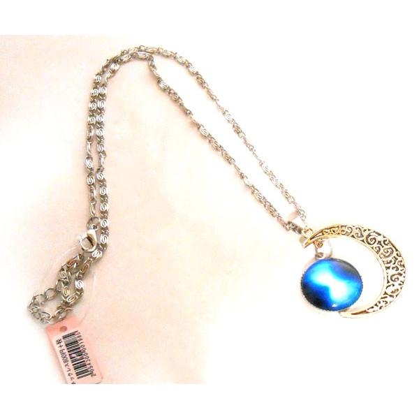 コスモモチーフ デザイン ペンダント 月 宇宙 センター ネックレス レディース アクセサリー B Ne444 B Ne444 アクセサリーボリュームアップ 通販 Yahoo ショッピング