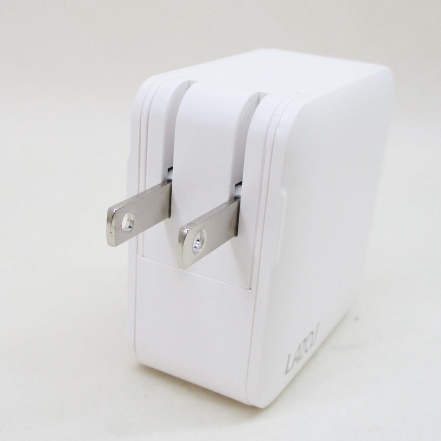 AC充電器 3ポート PD66w AC-USB充電  Type-C/A ホワイト Lazos L-AC66-W/9975/送料無料｜ikenetjigyoubu｜06