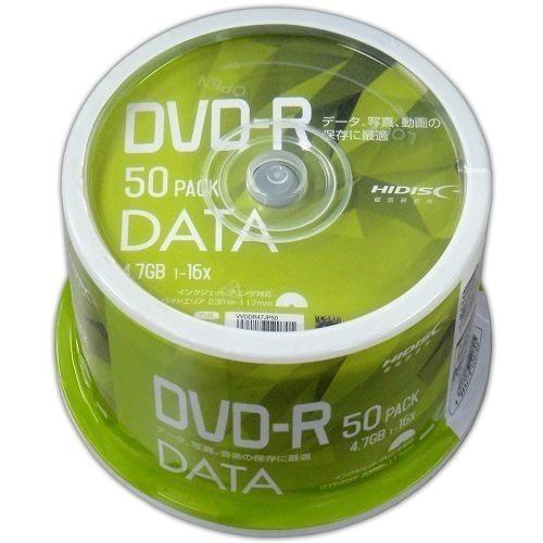 同梱可能 DVD-R 50枚 データ用 4.7GB 16倍速 HIDISC VVDDR47JP50/0705 ｘ６個セット/卸　代金引換便不可｜ikenetjigyoubu｜04