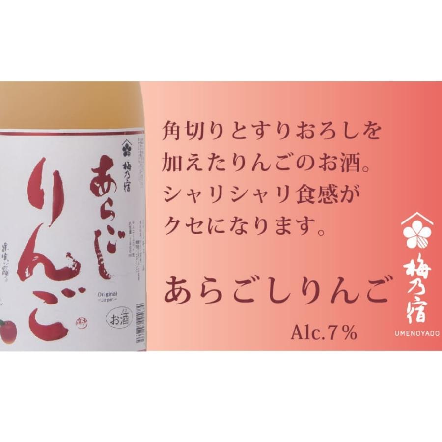 梅乃宿酒造 リキュール 飲み比べ セット 3本セット あらごし 梅酒 もも
