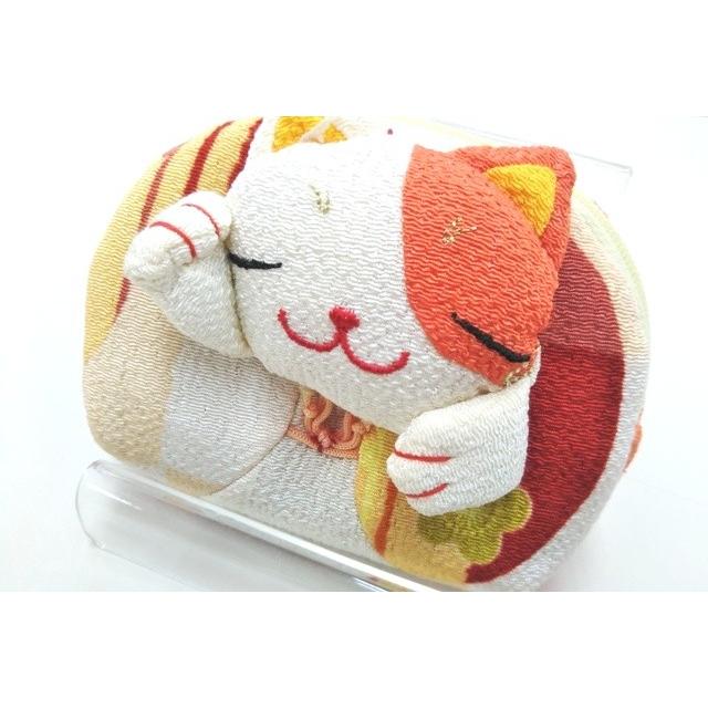 ちりめん ポーチ 小物入れ 雑貨 まねきや 招喜屋 猫catキャット