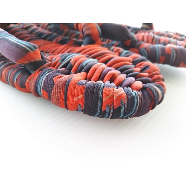 健康布ぞうり 絹100％ 正絹コート地使用 26.0ｃｍ 赤黒 レトロ モダン 059【ギフト・プレゼント・贈り物】 |  | 06