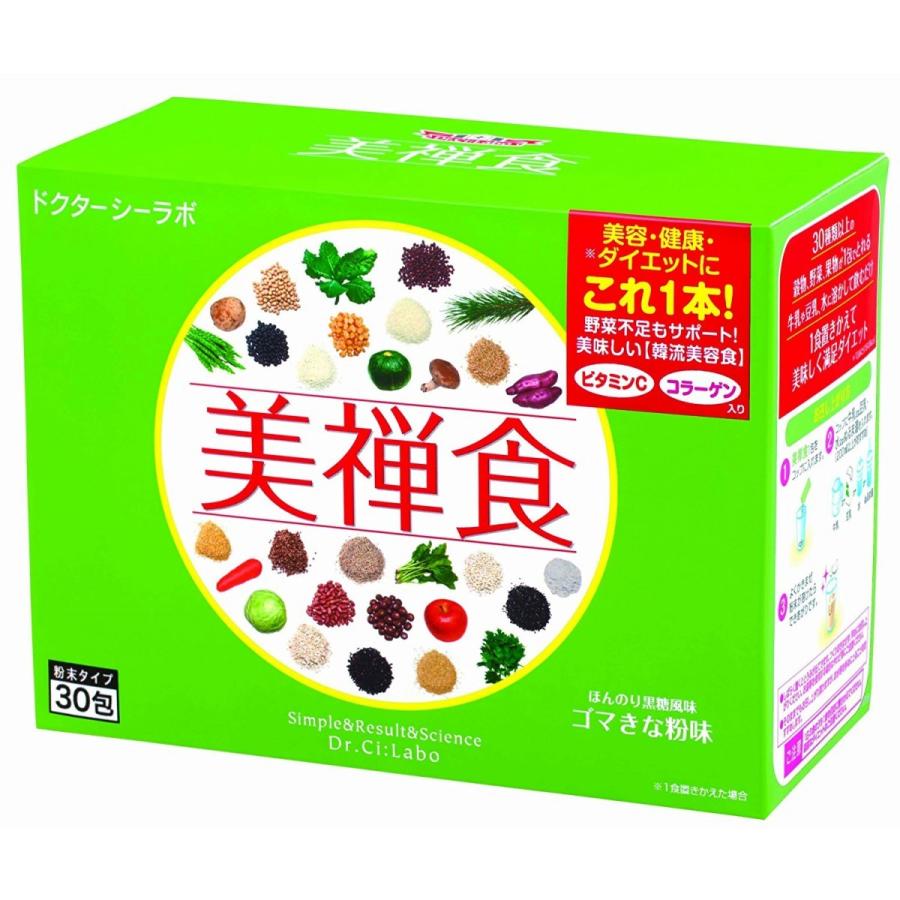 美禅食 30包 ドクターシーラボ  ダイエット シェイク｜ikesma