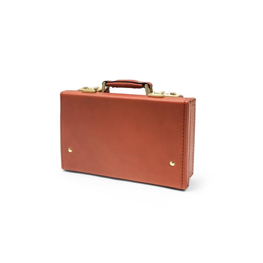 SILVER LAKE トランク メンズ 牛革 オイルレザー 23cm ミニ【SILVER