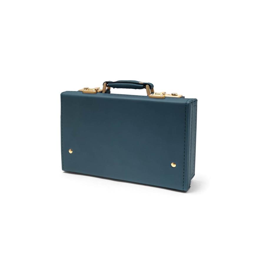SILVER LAKE トランク メンズ 牛革 オイルレザー 23cm ミニ【SILVER