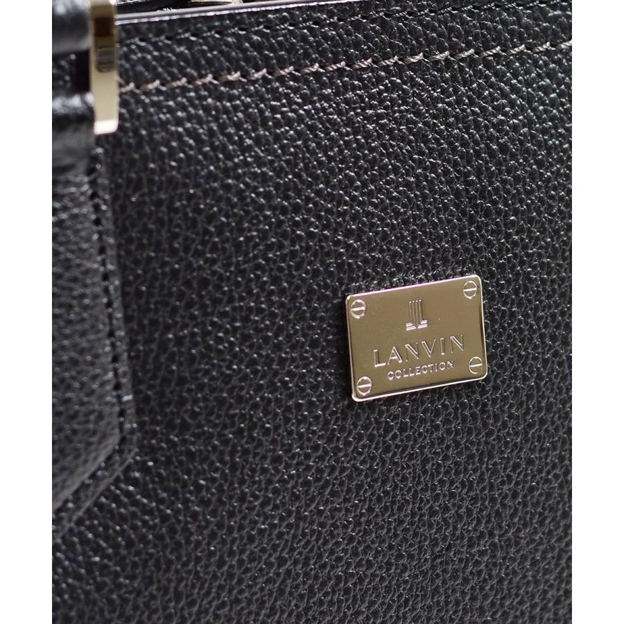 LANVIN COLLECTION レザービジネスバッグ A4 三方開き　(マクシム)　≪日本製 本革 牛革 メンズ ブリーフバッグ 通勤鞄 社会人 営業 フォーマル 父の日≫の画像