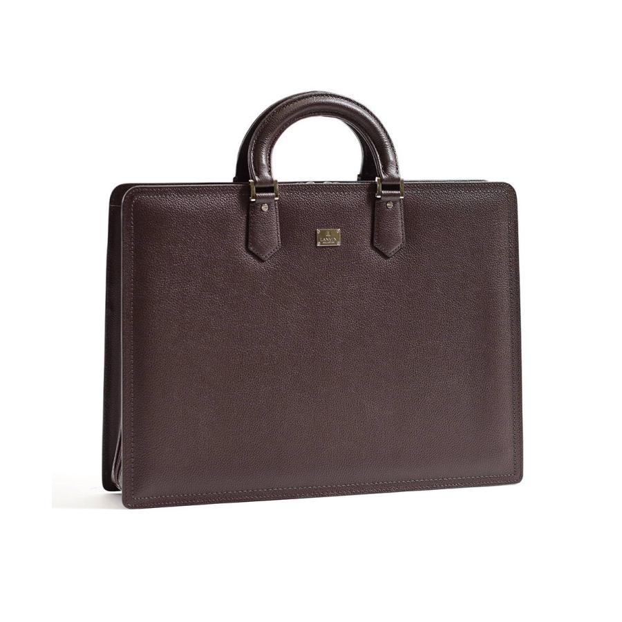 LANVIN COLLECTION レザービジネスバッグ A4 三方開き　(マクシム)　≪日本製 本革 牛革 メンズ ブリーフバッグ 通勤鞄 社会人 営業 フォーマル 父の日≫の画像