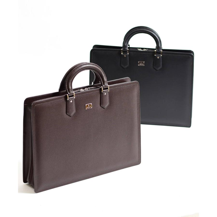 LANVIN COLLECTION レザービジネスバッグ A4 三方開き　(マクシム)　≪日本製 本革 牛革 メンズ ブリーフバッグ 通勤鞄 社会人 営業 フォーマル 父の日≫の画像