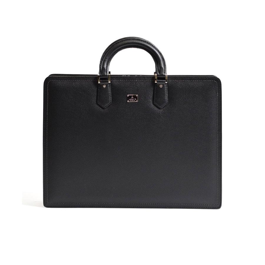 LANVIN COLLECTION レザービジネスバッグ A4 三方開き　(マクシム)　≪日本製 本革 牛革 メンズ ブリーフバッグ 通勤鞄 社会人 営業 フォーマル 父の日≫の画像