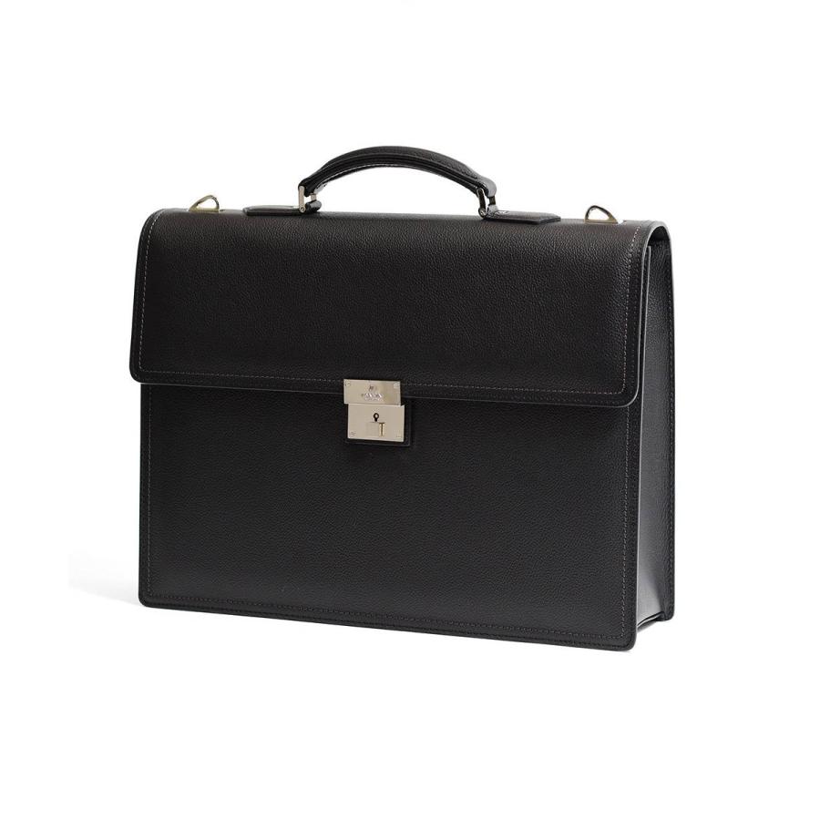 ビジネスバッグ メンズ 革 レザ ー A4【LANVIN COLLECTION レザ ービジネスバッグ A4 カブセ　( マクシム)　No.280523】の画像