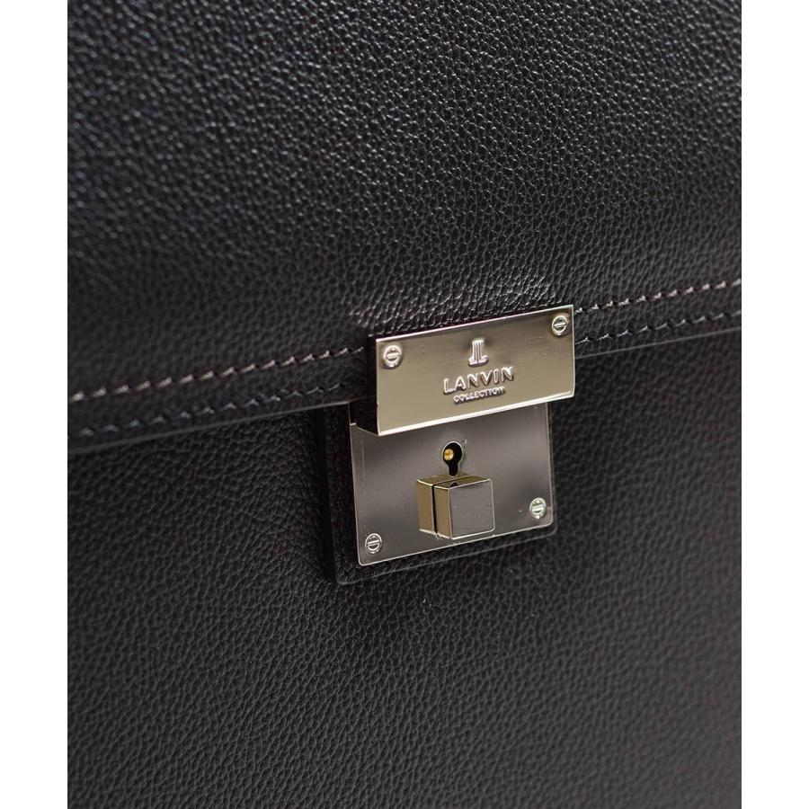 ビジネスバッグ メンズ 革 レザ ー A4【LANVIN COLLECTION レザ ービジネスバッグ A4 カブセ　( マクシム)　No.280523】の画像