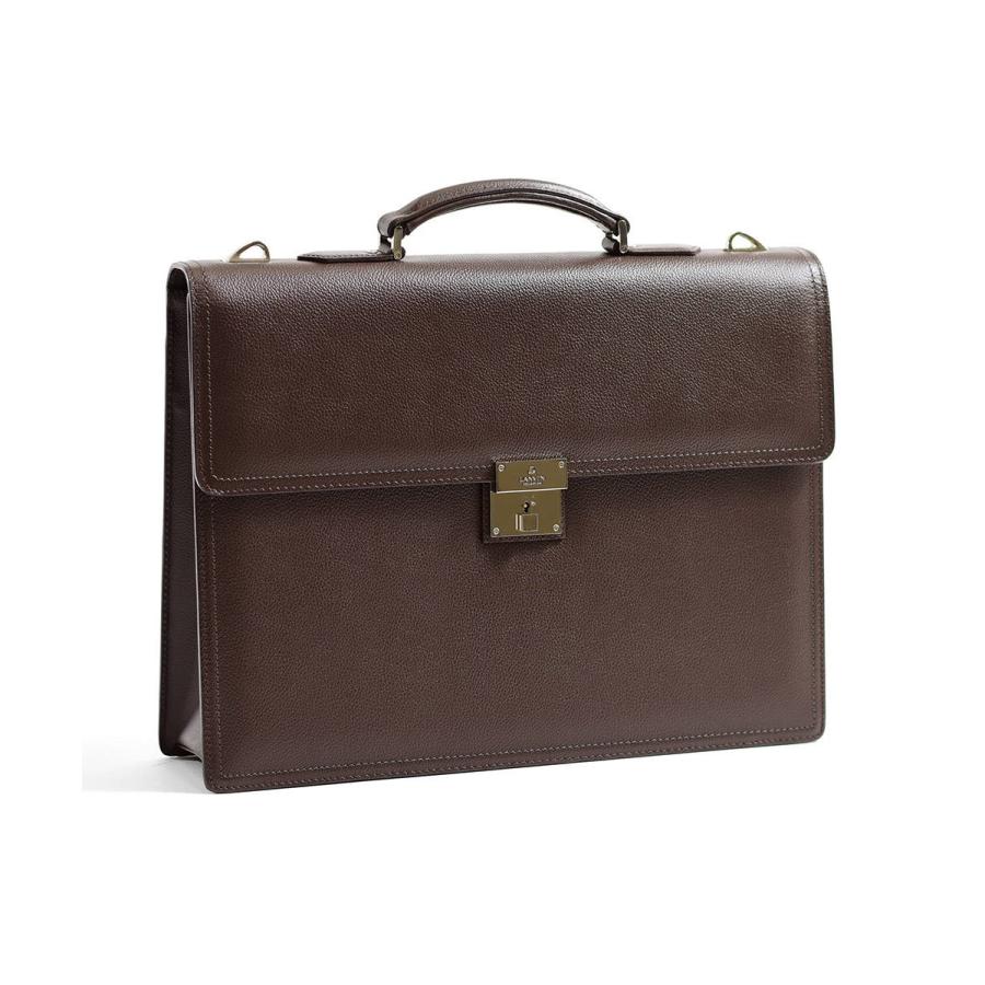ビジネスバッグ メンズ 革 レザ ー A4【LANVIN COLLECTION レザ ービジネスバッグ A4 カブセ　( マクシム)　No.280523】の画像