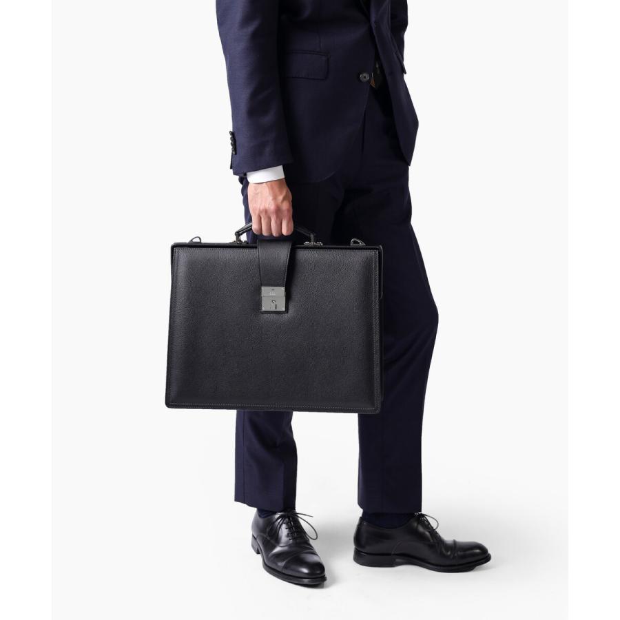ビジネスバッグ メンズ 革 レザ ー A4【LANVIN COLLECTION レザ ーダレスバッグ A4　(マクシム) 　No.280524】の画像