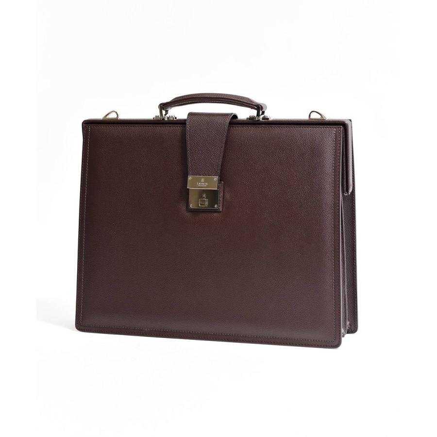 ビジネスバッグ メンズ 革 レザ ー A4【LANVIN COLLECTION レザ ーダレスバッグ A4　(マクシム) 　No.280524】の画像