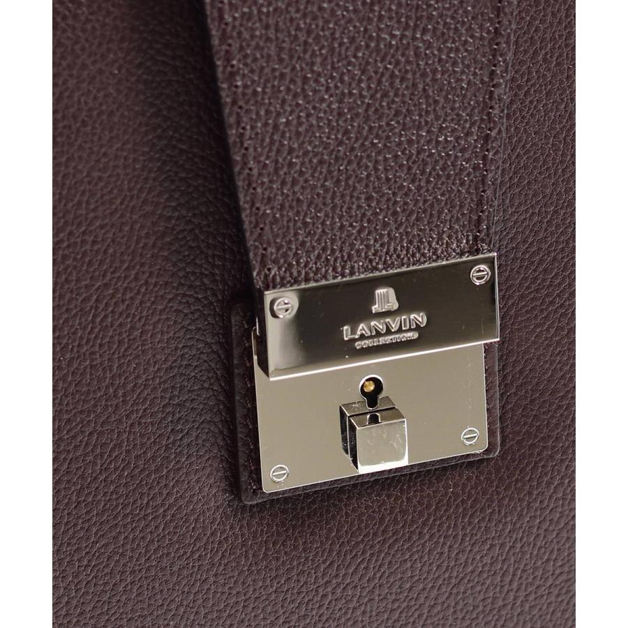 ビジネスバッグ メンズ 革 レザ ー A4【LANVIN COLLECTION レザ ーダレスバッグ A4　(マクシム) 　No.280524】の画像