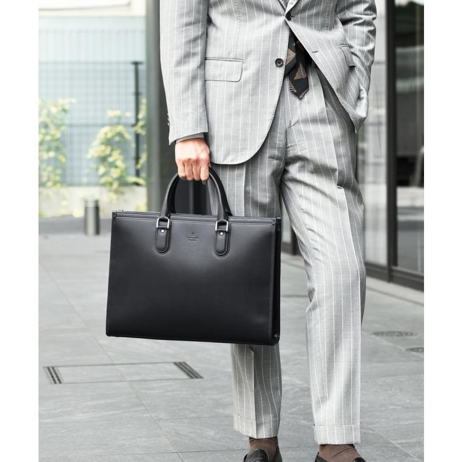 LANVIN COLLECTION ビジネスバッグ メンズ 革 レザー A4【LANVIN 