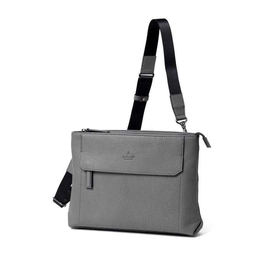 ショルダーバッグ クラッチバッグ メンズ B5 牛革 レザー 撥水 軽量【LANVIN COLLECTION レザークラッチ兼ショルダーバッグ B5 (カンヌ) No.285112】の画像