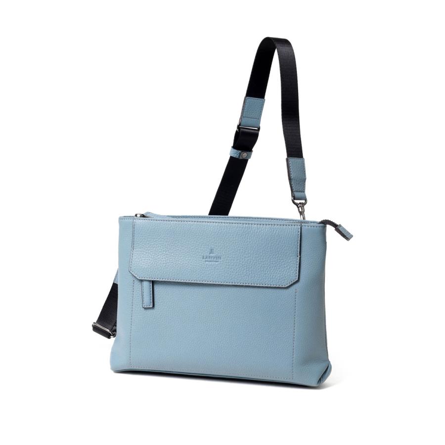 ショルダーバッグ クラッチバッグ メンズ B5 牛革 レザー 撥水 軽量【LANVIN COLLECTION レザークラッチ兼ショルダーバッグ B5 (カンヌ) No.285112】の画像