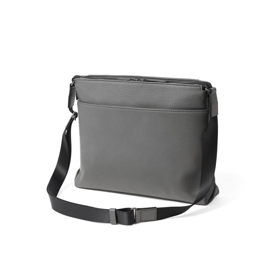 LANVIN COLLECTION ショルダーバッグ メンズ A4 牛革 レザー 撥水 軽量