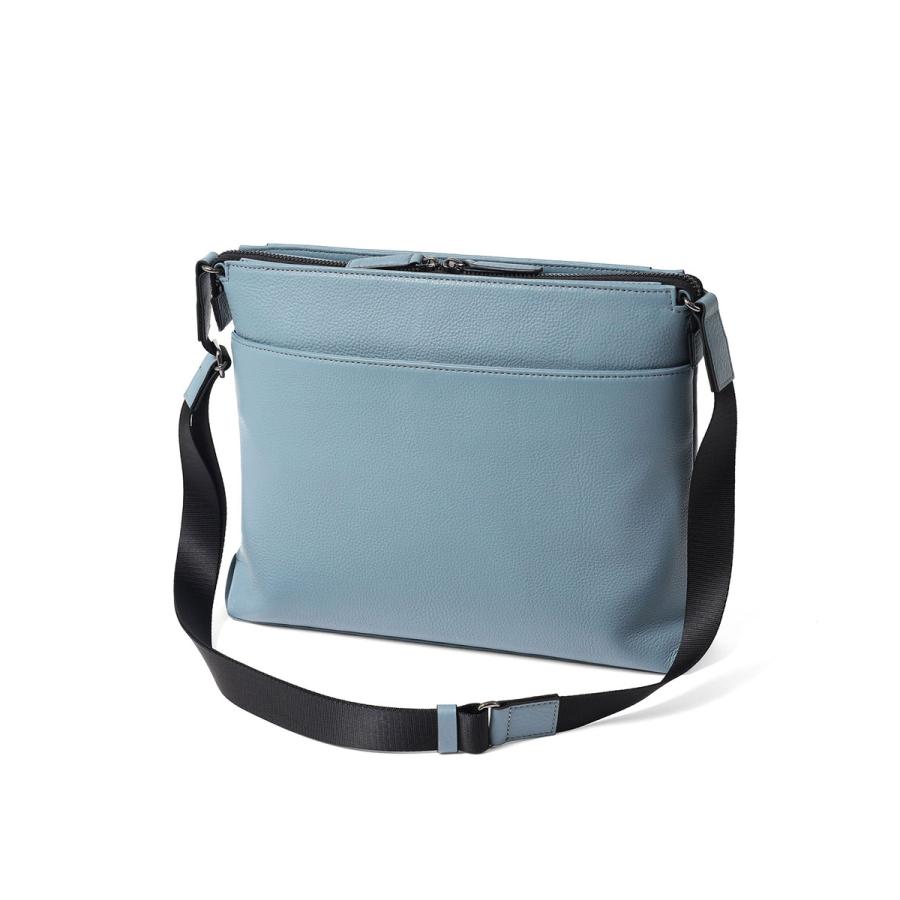 LANVIN COLLECTION ショルダーバッグ メンズ A4 牛革 レザー 撥水 軽量