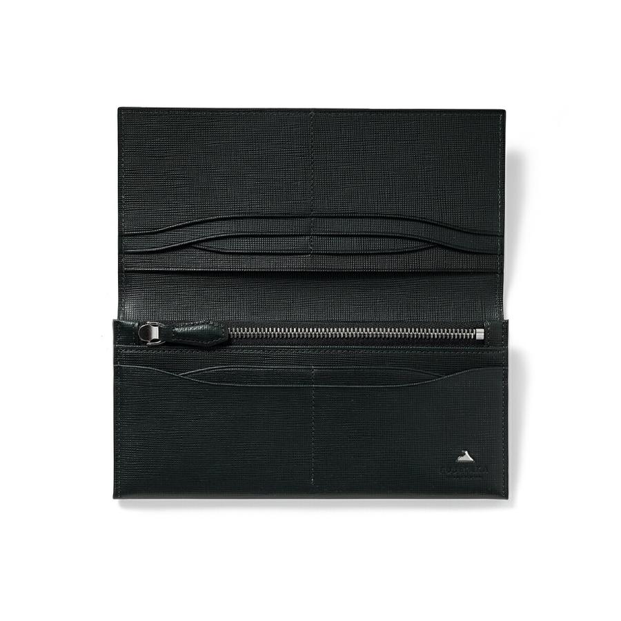FUJITAKA公式 かぶせ長財布 カード段16 (エキストラアンティック小物 ) No.613615 革 本革 レザー 牛革 薄マチ 大容量 メンズ 男性 イニシャル刻印 名入れの画像