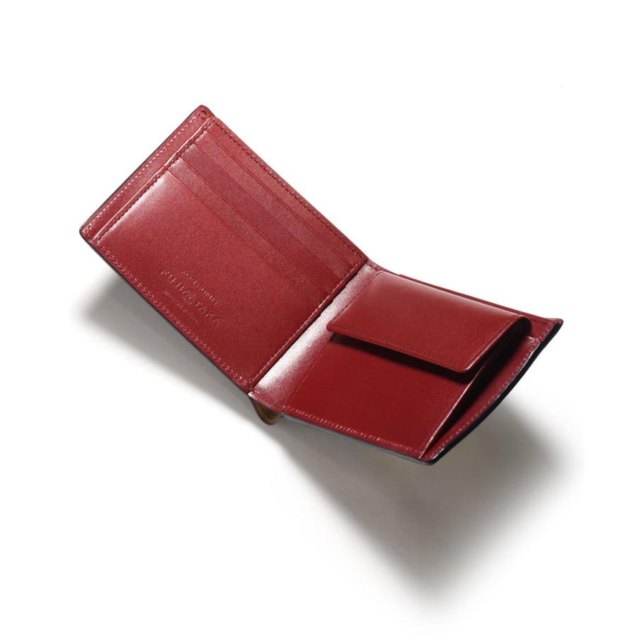 FUJITAKA フジタカ 公式 FUJITAKA ACCESSORIES コードバン 二つ折り財布 カード段13 (フォール) No.614606の画像