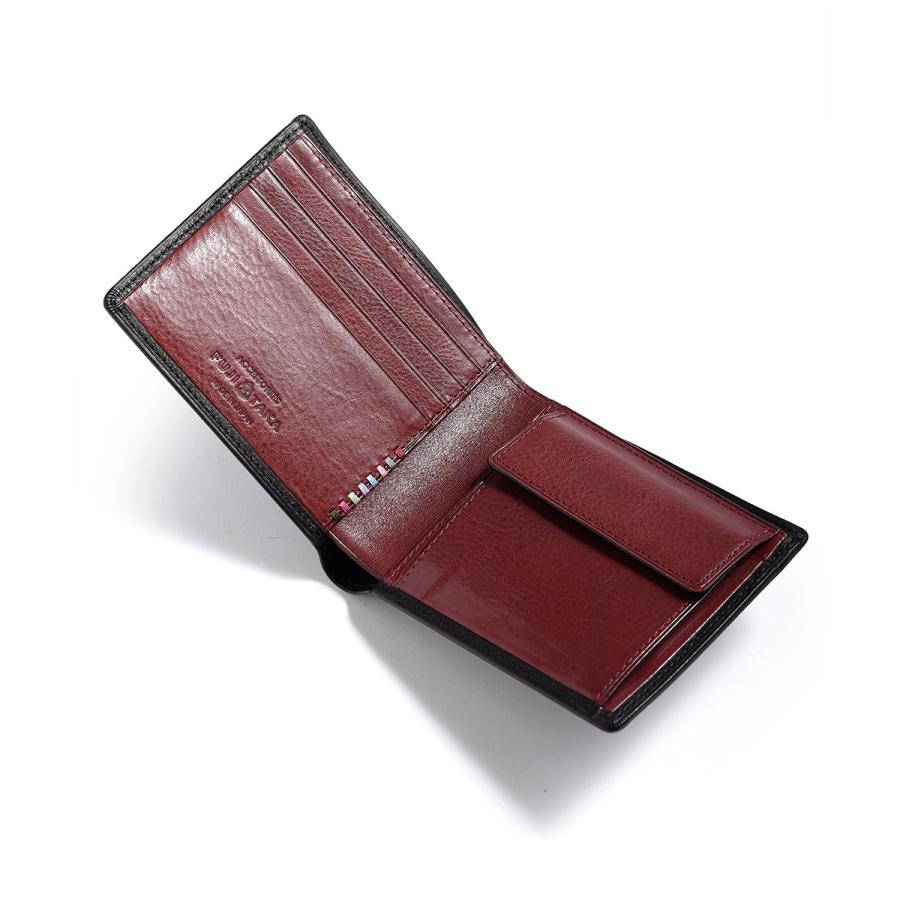 FUJITAKA フジタカ 公式 FUJITAKA ACCESSORIES 二つ折り財布 カード段4 (ネイション) No.618604の画像