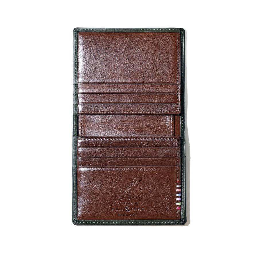 FUJITAKA フジタカ 公式 FUJITAKA ACCESSORIES コンパクト 二つ折り財布 カード段6 (ネイション) No.618610の画像