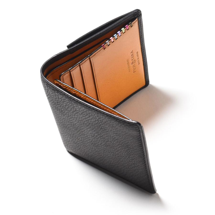 FUJITAKA フジタカ 公式 FUJITAKA ACCESSORIES コンパクト 二つ折り財布 カード段6 (ネイション) No.618610の画像