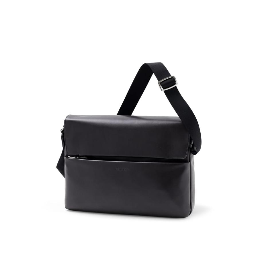 新品 FUJITAKA【ホーク】 レザーショルダーバッグ ブラック フジタカ FUJITAKA フジタカ 公式 レザーショルダーバッグ A4 (ニューポスタ) No