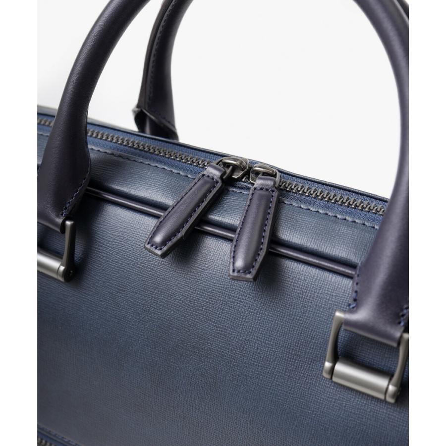 FUJITAKA ビジネスバッグ A4　(ベリルクラリーノ)　≪撥水 牛革 梅雨 雨の日 出張 営業 メンズ 男性 スーツ ブリーフ 13.3インチPC収納対応 日本製 ≫の画像