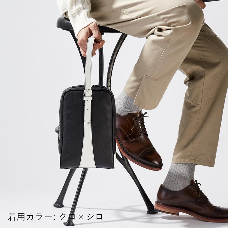 FUJITAKA フジタカ 公式 レザーポーチ (マウントフジ スリーエム) No