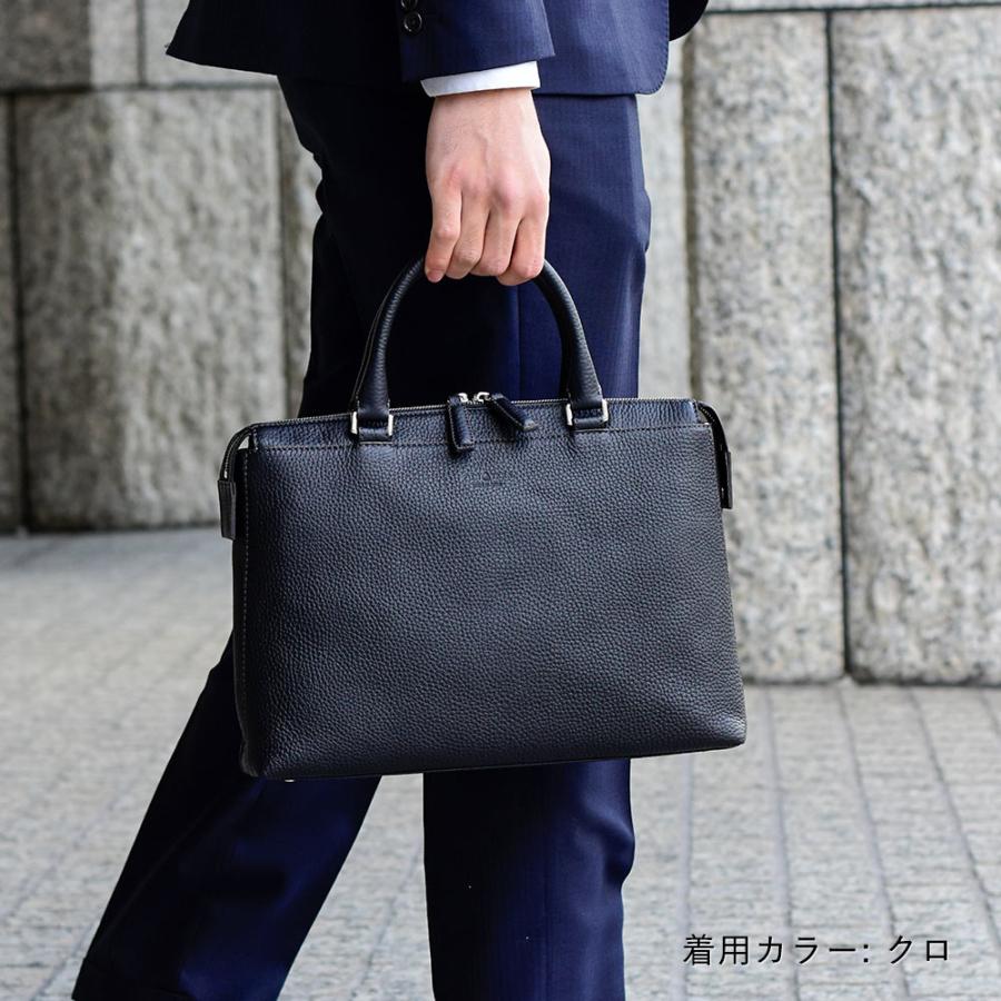 FUJITAKA フジタカ 公式 コンパクト レザービジネスバッグ A4ジャスト (ソル) No.627511の画像