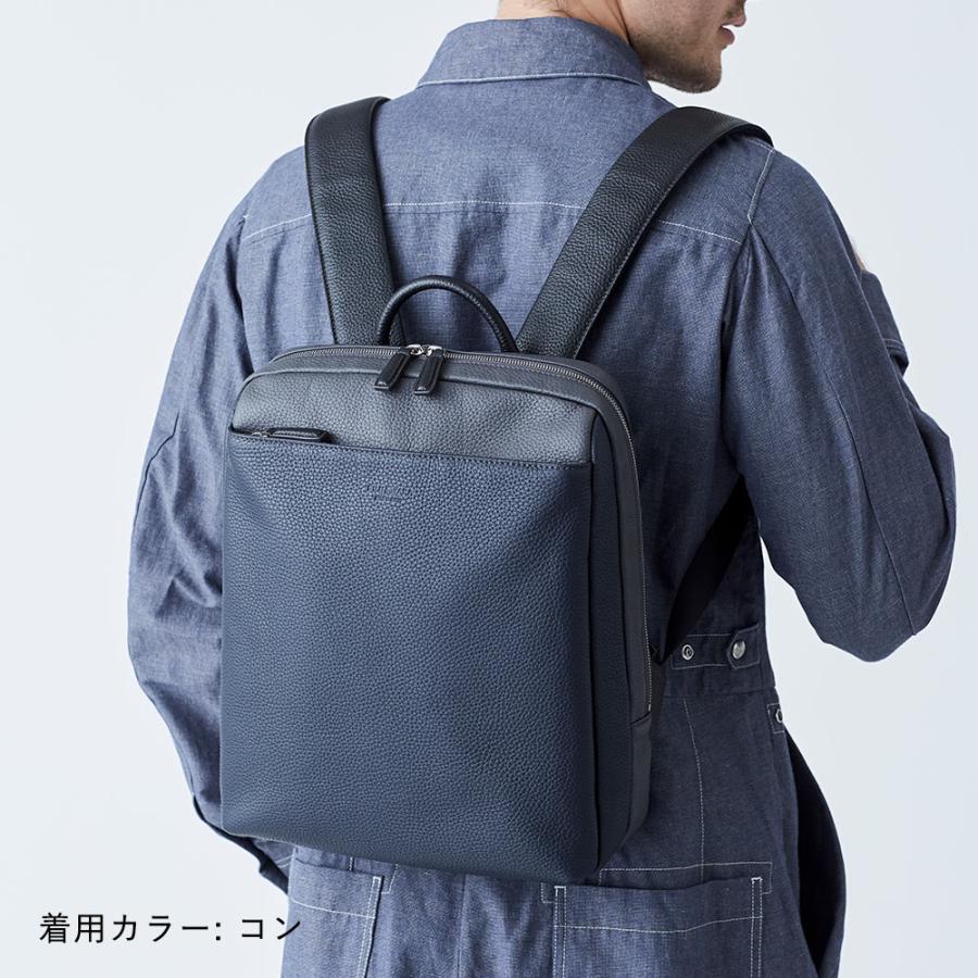 FUJITAKA フジタカ 公式 コンパクト レザーリュック A4 (ソル