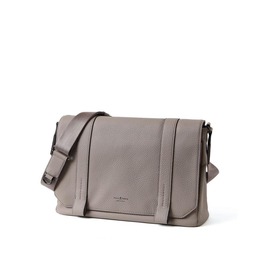 FUJITAKA フジタカ 公式 かぶせ レザーショルダーバッグ A4 (アルタ