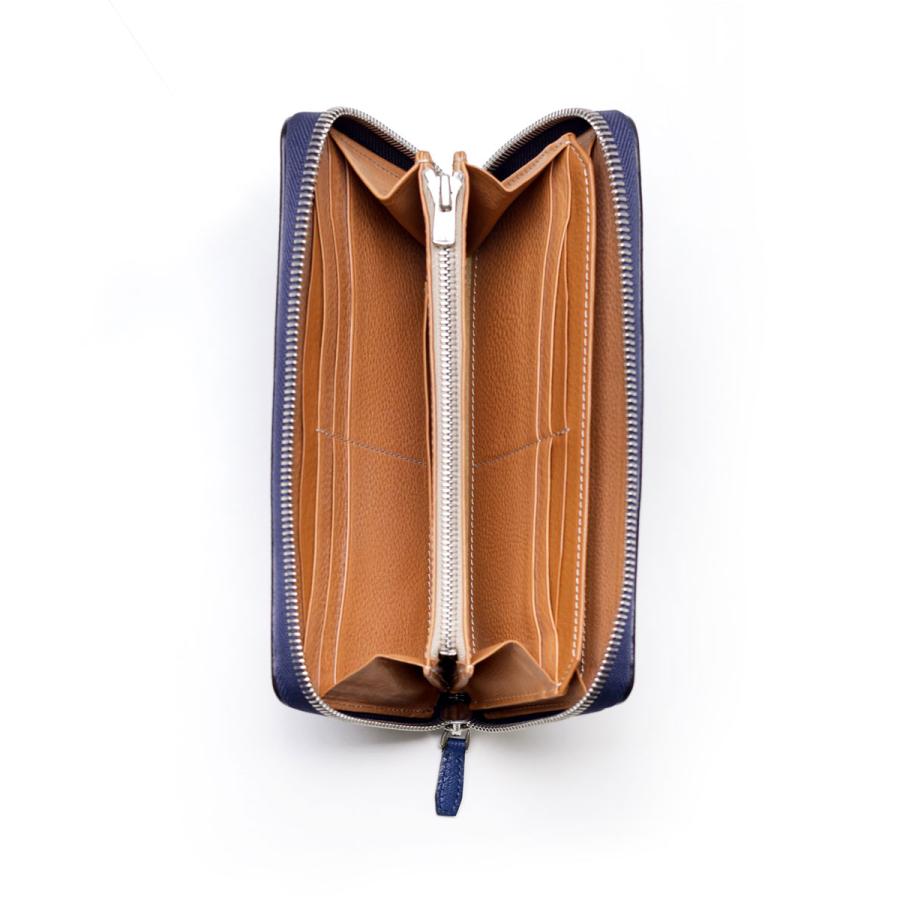 FUJITAKA フジタカ 公式 FUJITAKA ACCESSORIES 長財布 ラウンドファスナー カード段13 (オーブ) No.634603の画像