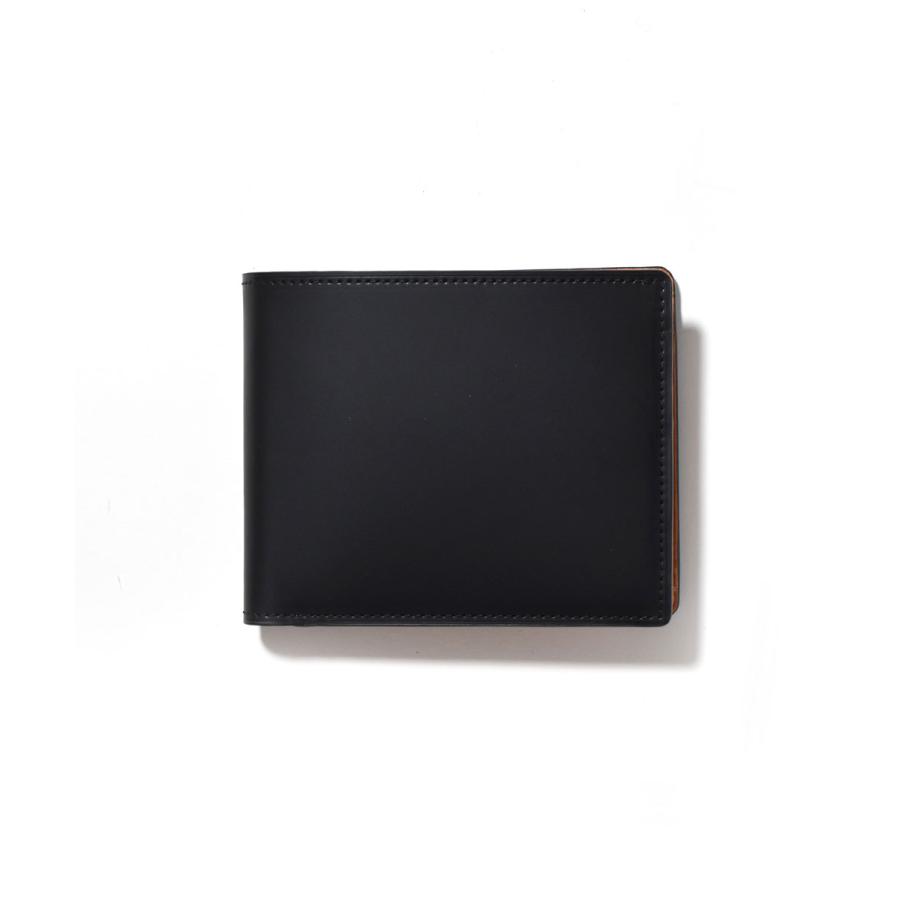 FUJITAKA公式 コードバン 二つ折り財布 カード段4 (ガーネット) No.661614 革 本革 レザー 馬 革財布 2つ折り 折り財布 メンズ財布 イニシャル刻印 名入れの画像
