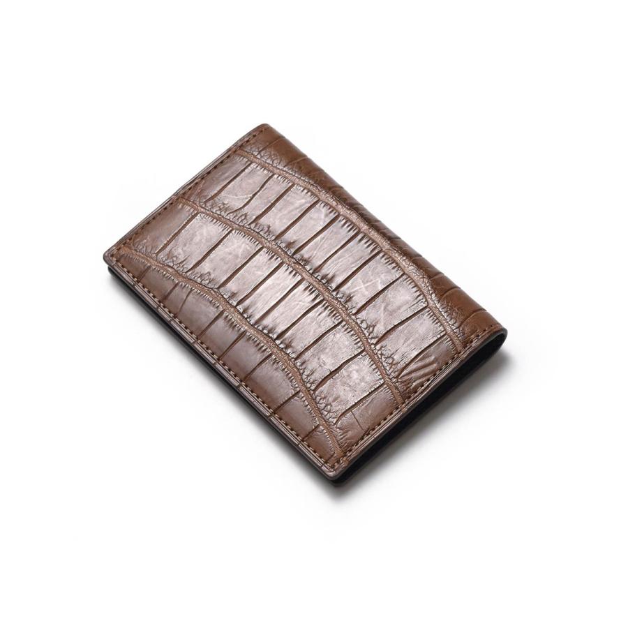 FUJITAKA フジタカ 公式 FUJITAKA ACCESSORIES クロコダイル 名刺入れ (シェルビー) No.663691の画像