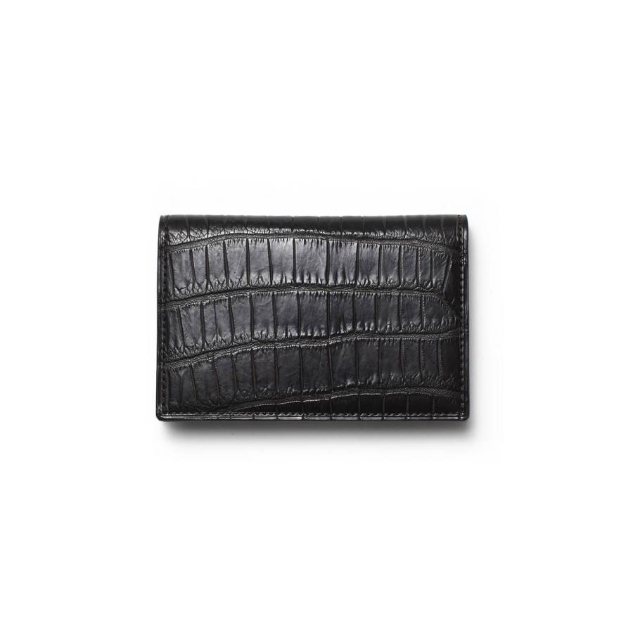 FUJITAKA フジタカ 公式 FUJITAKA ACCESSORIES クロコダイル 名刺入れ (シェルビー) No.663691の画像