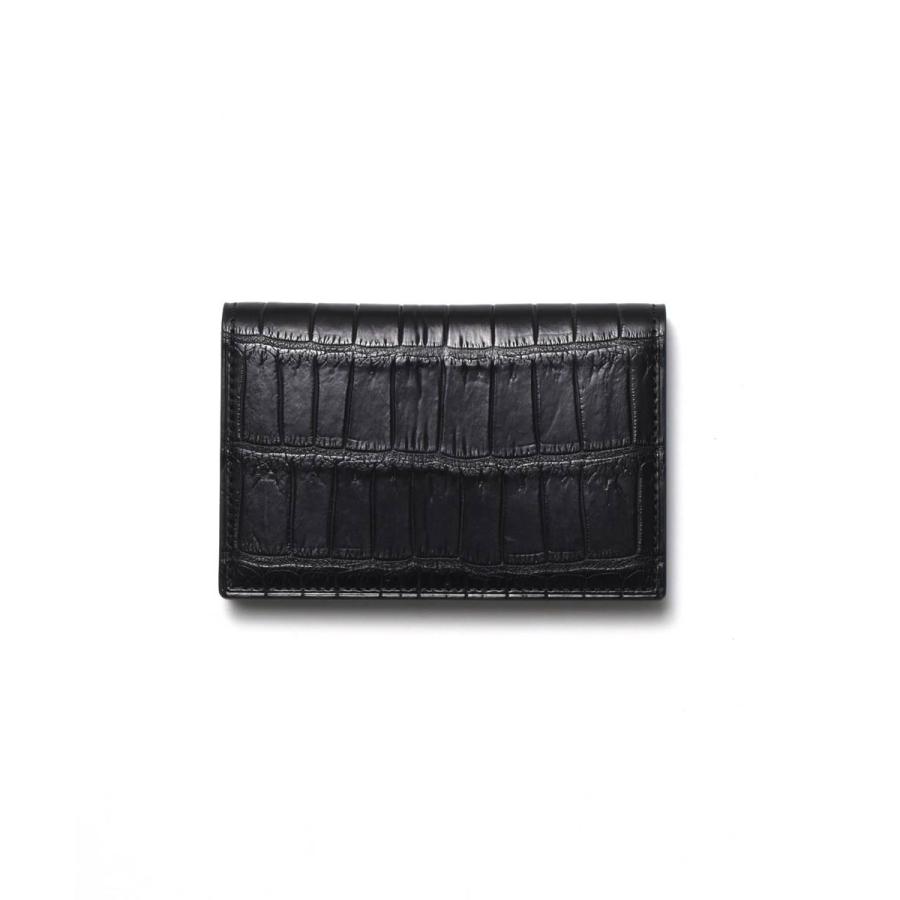 FUJITAKA フジタカ 公式 FUJITAKA ACCESSORIES クロコダイル 名刺入れ (シェルビー) No.663691の画像