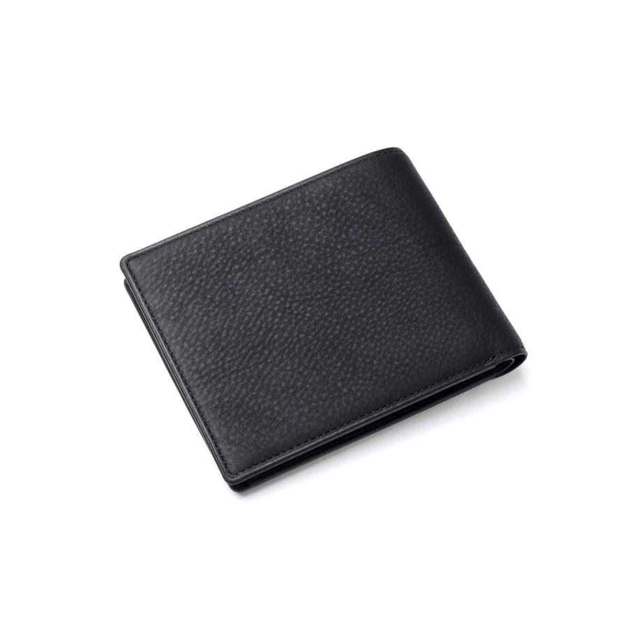FUJITAKA公式 純札 二つ折り財布 小銭入れ無し カード段8 イニシャル刻印 名入れ (スピネル小物) No.673603 日本製 牛革 カーフレザー ギフト スリム メンズの画像