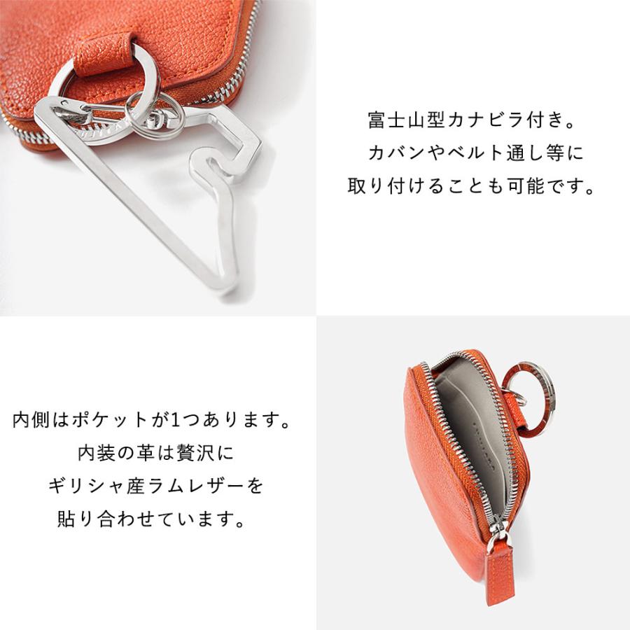 FUJITAKA FUJITAKA公式 ゴートレザー 総革ネックポーチ (シェーブル