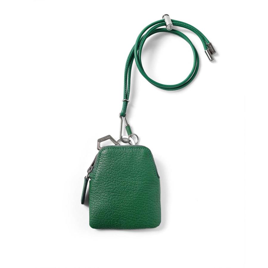 FUJITAKA FUJITAKA公式 ゴートレザー 総革ネックポーチ (シェーブル