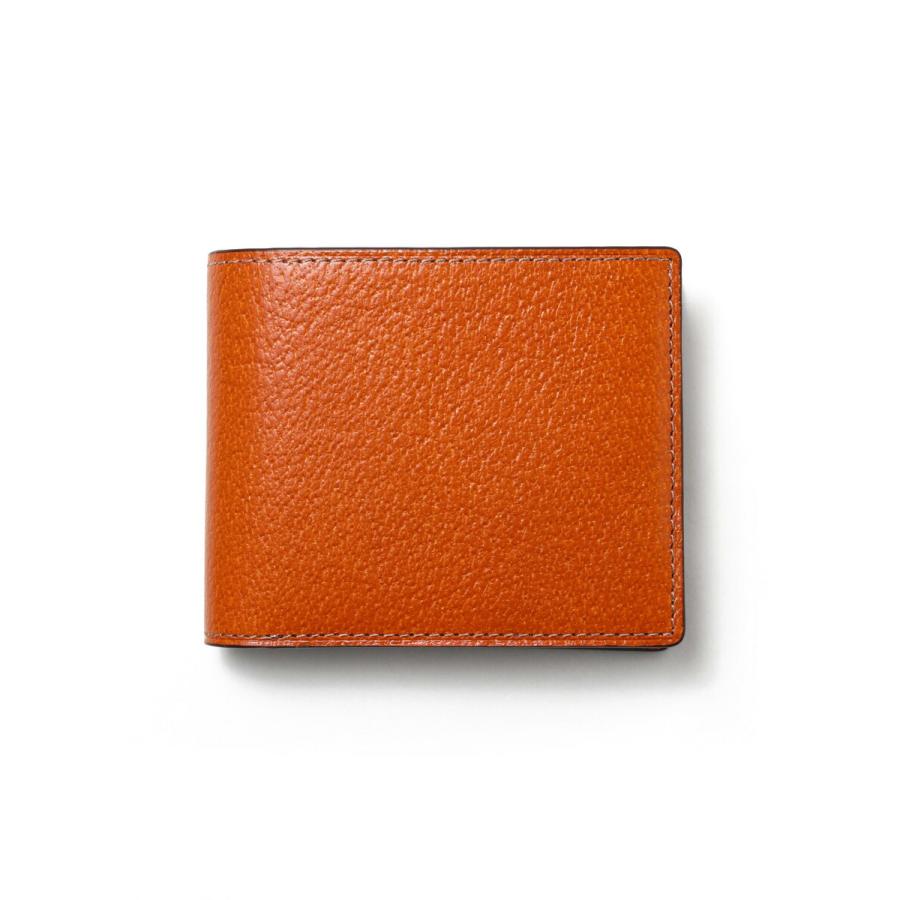 お値下げ！ITTI オレンジ レザー 二つ折り財布 IS/IT（イズイット） 折り財布 メンズ 革 本革 牛革 レザー イニシャル
