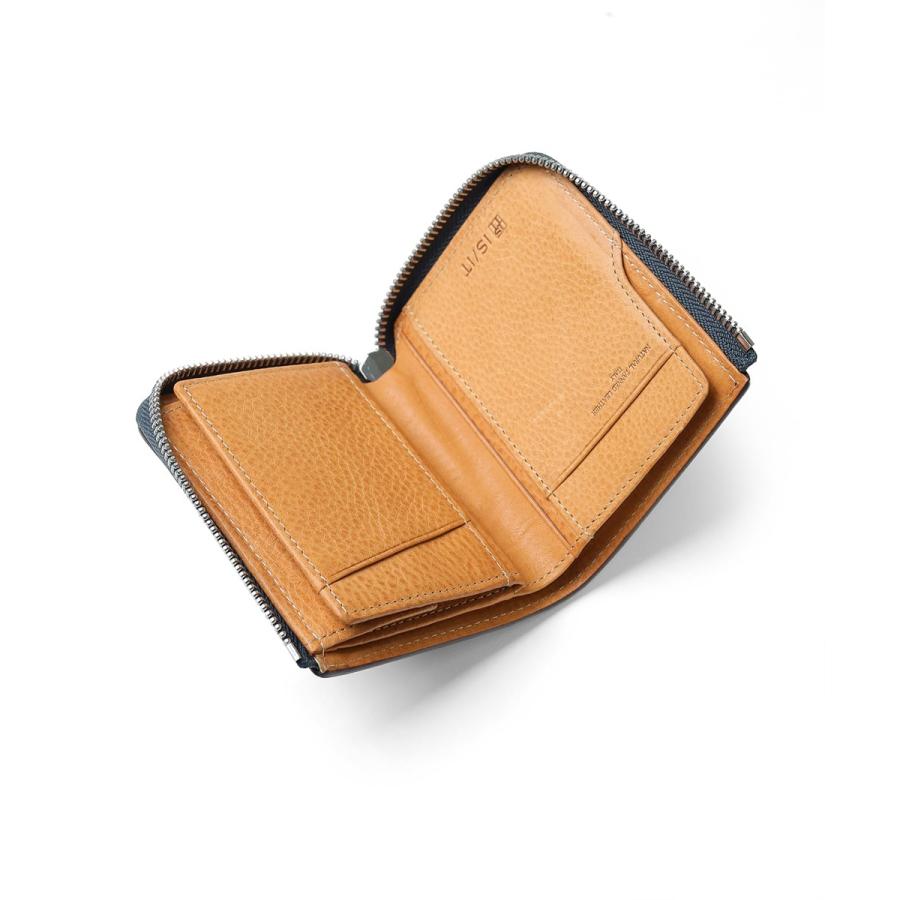 IS/IT（イズイット） 財布 メンズ 本革 レザー 二つ折り財布